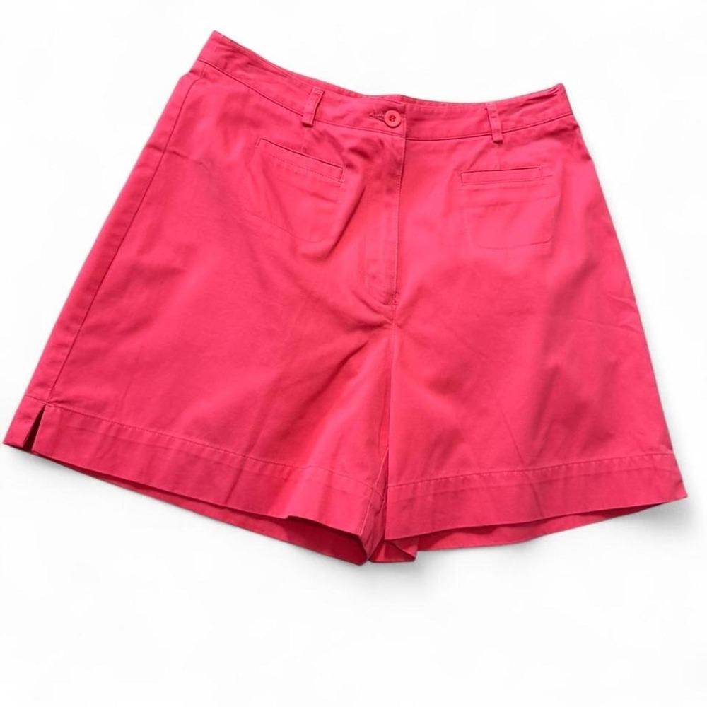 Vintage 90s Liz Claiborne LizSport Coral Pink Shorts, Women's Size 8